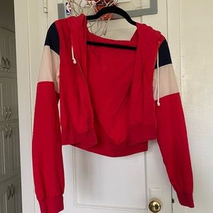 XS Cropped Hooded Jacket